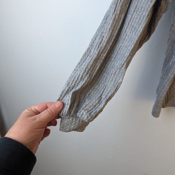 Altar'd State Waffle Oversized Top - Medium - Picture 4 of 6